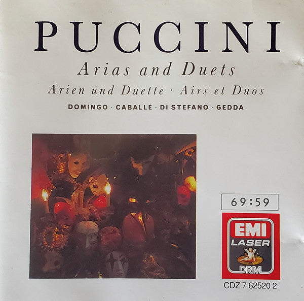 Puccini* : Arias and Duets (CD, Comp, Mono)