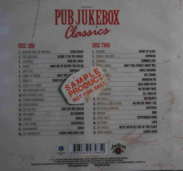 Various : Jim Beam Pub Jukebox Classics (2xCD, Comp)