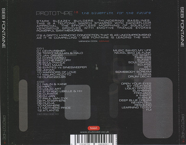 Seb Fontaine : Global Underground Prototype > 2 (2xCD, Mixed)