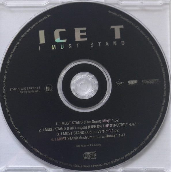 Ice-T : I Must Stand (CD, Single)