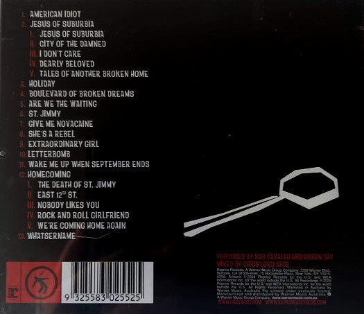 Green Day : American Idiot (CD, Album)
