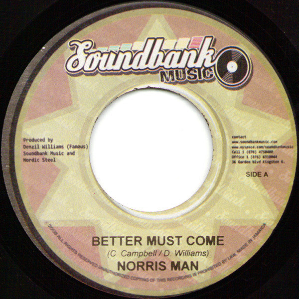 Norrisman : Better Must Come (7")