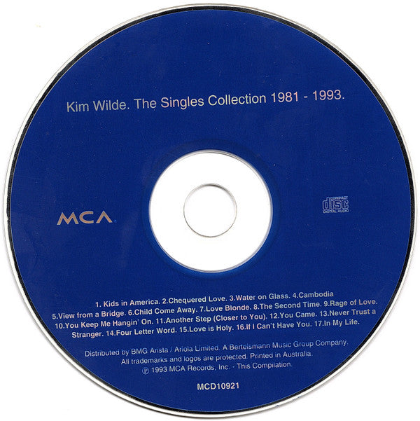 Kim Wilde : The Singles Collection 1981-1993. (CD, Comp)