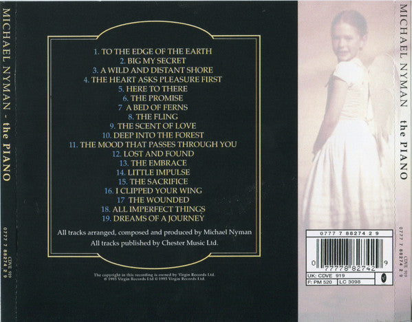 Michael Nyman : The Piano (CD, Album)