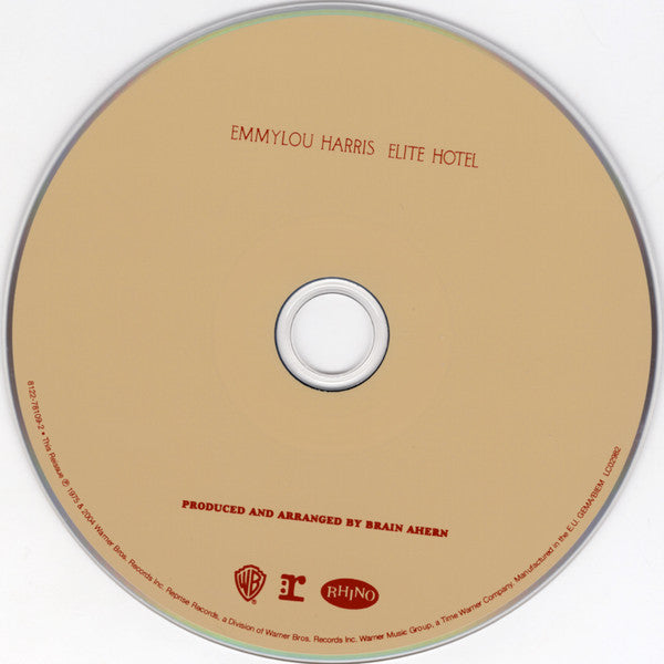 Emmylou Harris : Elite Hotel (CD, Album, RE, RM, Arv)
