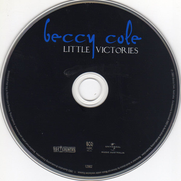 Beccy Cole : Little Victories (CD, Album)