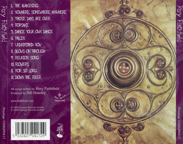 Rory Faithfield : Nowhere, Somewhere, Anywhere (CD, Album)
