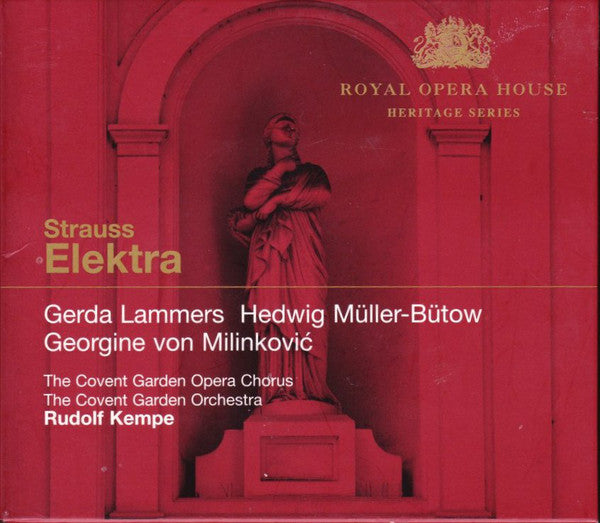 Strauss*, Gerda Lammers, Hedwig Müller-Bütow, Georgine von Milinkovic, The Covent Garden Opera Chorus*, The Covent Garden Orchestra*, Rudolf Kempe : Elektra (2xCD, Album, Mono, RE)