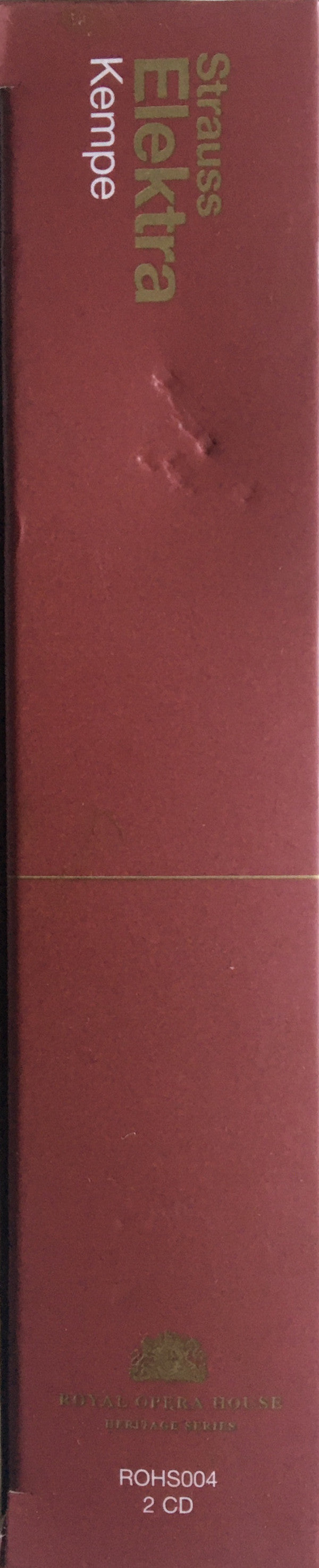 Strauss*, Gerda Lammers, Hedwig Müller-Bütow, Georgine von Milinkovic, The Covent Garden Opera Chorus*, The Covent Garden Orchestra*, Rudolf Kempe : Elektra (2xCD, Album, Mono, RE)