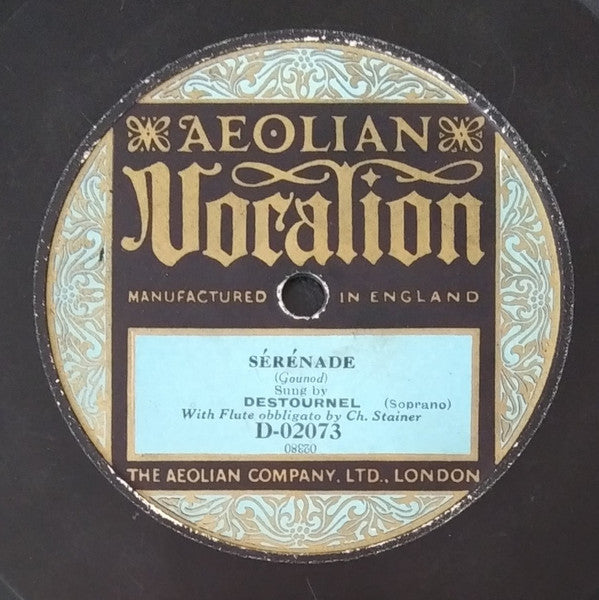 Kathleen Destournel : Sérénade / Il Bacio (Shellac, 12")