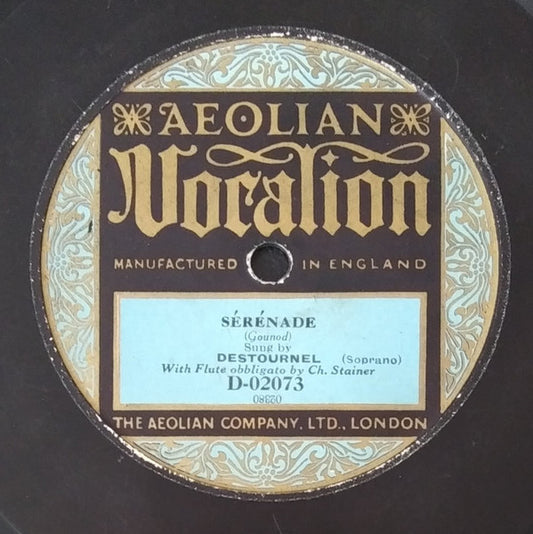 Kathleen Destournel : Sérénade / Il Bacio (Shellac, 12")
