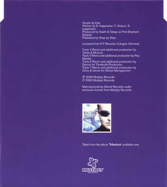 Sash! : With My Own Eyes (CD, Maxi)