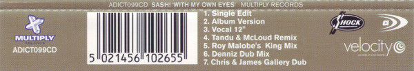 Sash! : With My Own Eyes (CD, Maxi)