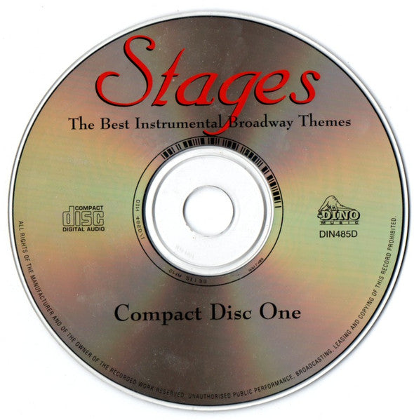 Unknown Artist : Stages - The Best Instrumental Broadway Themes (2xCD, Comp)