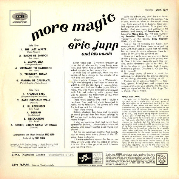 Eric Jupp And His Music : More Magic From Eric Jupp And His Music (LP)