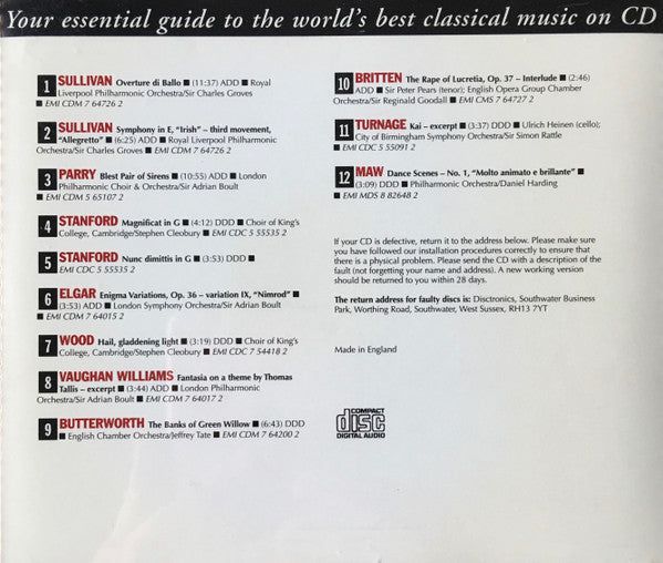Various : The Very Best of British (Classic CD 83) (CD, Comp)