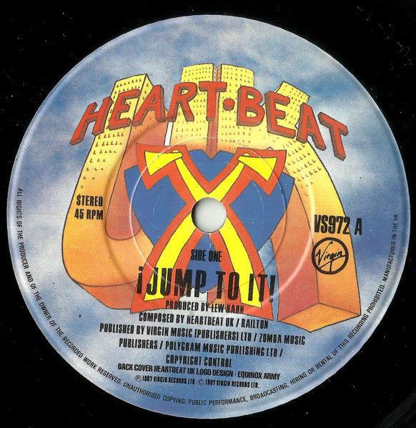 Heartbeat UK : Jump To It! (7")