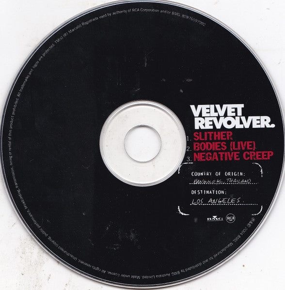 Velvet Revolver : Slither (CD, Single)