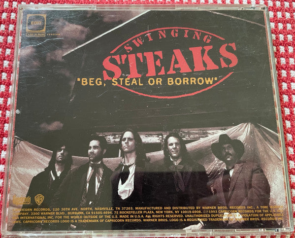 Swinging Steaks : Beg, Steal Or Borrow (CD, Single, Promo)