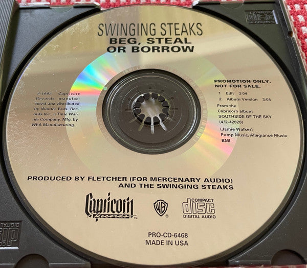 Swinging Steaks : Beg, Steal Or Borrow (CD, Single, Promo)