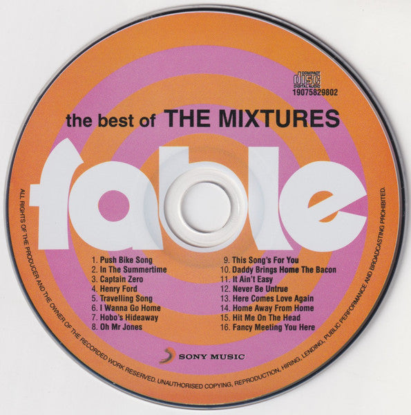 The Mixtures : The Best Of The Mixtures (CD, Comp)
