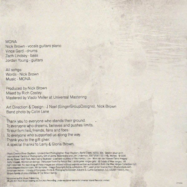 Mona (12) : Mona (CD, Album)