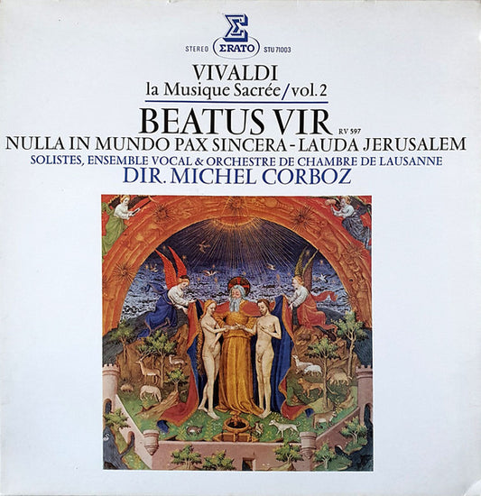 Antonio Vivaldi, Ensemble Vocal De Lausanne & Orchestre De Chambre De Lausanne, Michel Corboz : Vivaldi La Musique Sacrée / Vol. 2 - Beatus Vir (LP, Album)