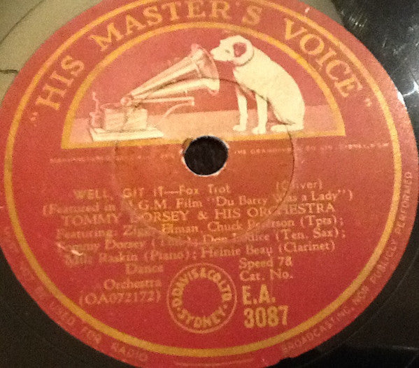 Glenn Miller And His Orchestra / Tommy Dorsey And His Orchestra : When Johnny Comes Marching Home / Well Git It! (Shellac, 10")