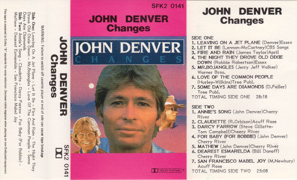 John Denver : Changes (2xCass, Comp)