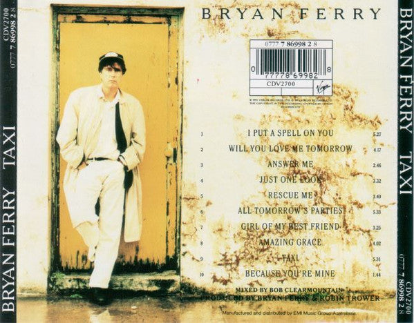 Bryan Ferry : Taxi (CD, Album, Ltd, Gol)