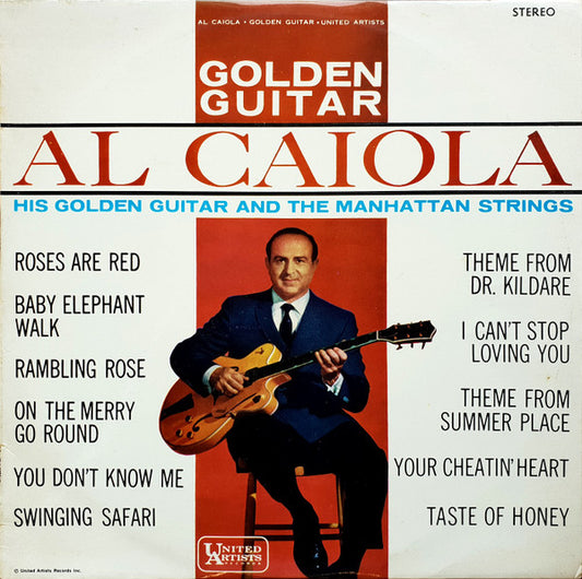 Al Caiola And The Manhattan Strings : Golden Guitar (LP, Album)