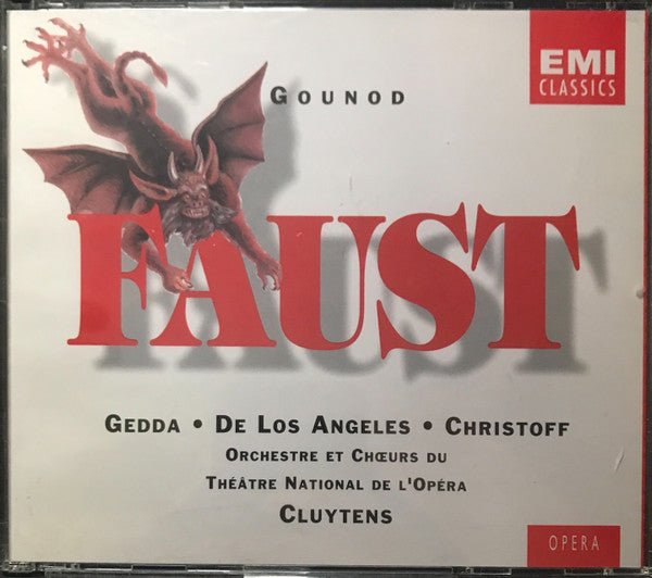Gounod* / Gedda* • De Los Angeles* • Christoff* • Orchestre Et Chœur Du Théâtre National De L'Opéra* • Cluytens* : Faust (3xCD, Album, RE, RM)