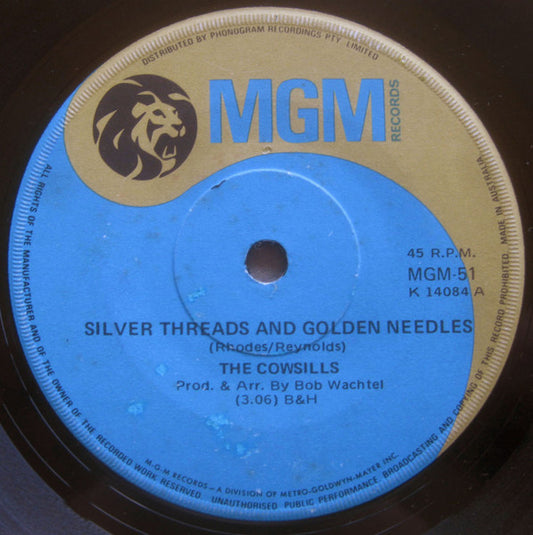 The Cowsills : Silver Threads And Golden Needles / Love American Style (7", Single)