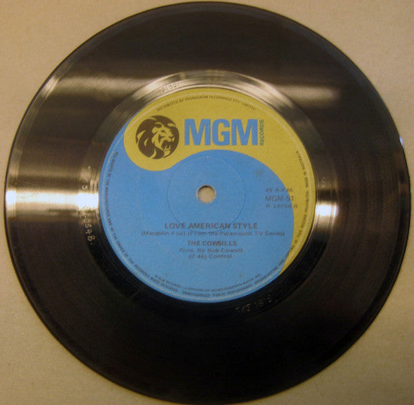 The Cowsills : Silver Threads And Golden Needles / Love American Style (7", Single)