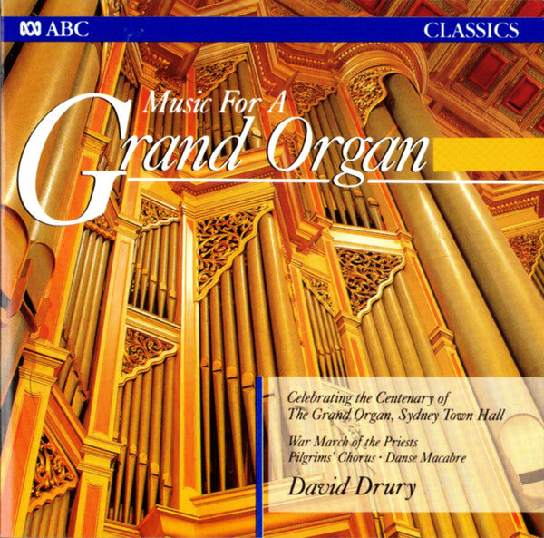 David Drury (3) : Music For A Grand Organ (CD)