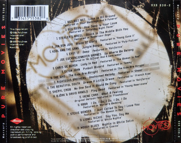 Various : Pure Movies (CD, Comp)