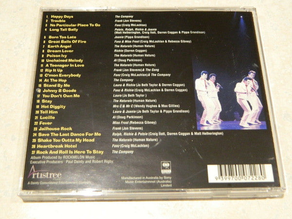"Happy Days The Arena Mega Musical" Australian Cast : Happy Days The Arena Mega Musical (World Premiere Cast Recording) (CD, Album, Comp)