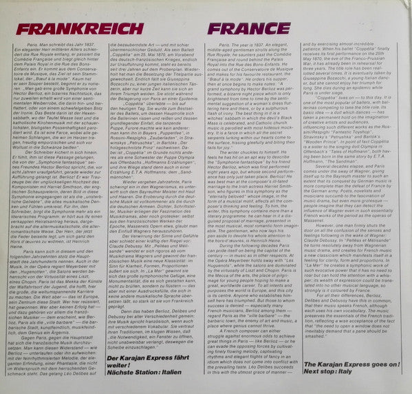 Herbert Von Karajan : Karajan Express: Frankreich (2xLP, Comp, RP)