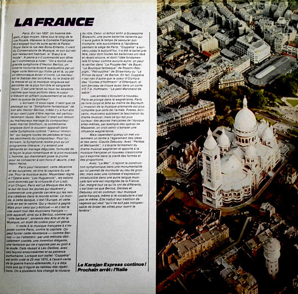 Herbert Von Karajan : Karajan Express: Frankreich (2xLP, Comp, RP)