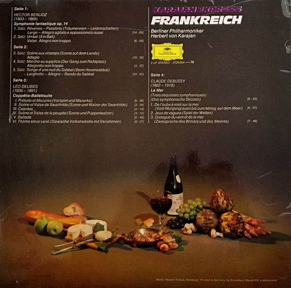 Herbert Von Karajan : Karajan Express: Frankreich (2xLP, Comp, RP)