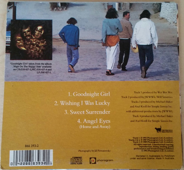Wet Wet Wet : Goodnight Girl (CD, Single)