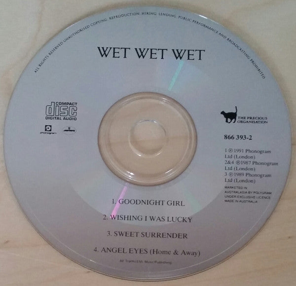 Wet Wet Wet : Goodnight Girl (CD, Single)