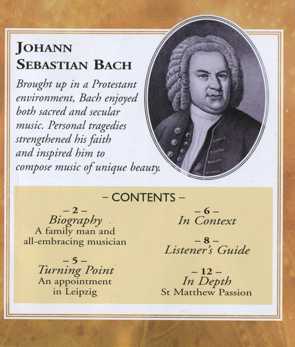 Johann Sebastian Bach : Baroque Masterpieces (CD, Comp)
