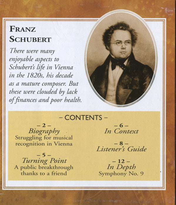Franz Schubert : Melodic Brilliance (CD, Comp)