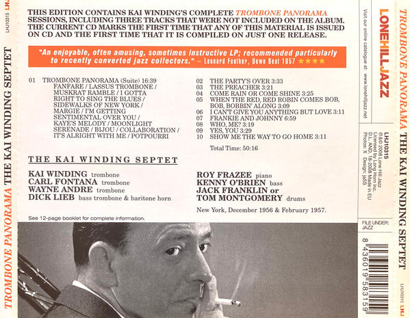 Kai Winding And His Septet : Trombone Panorama (CD, Album, RE)