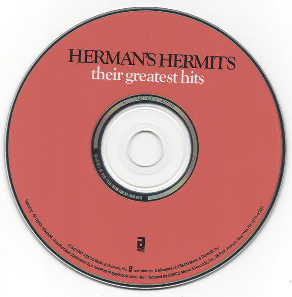 Herman's Hermits : Their Greatest Hits (CD, Comp, RE)