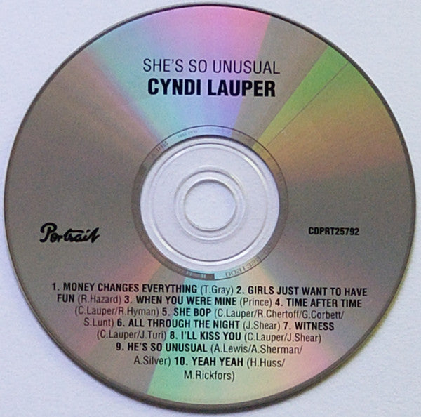 Cyndi Lauper : She's So Unusual (CD, Album, RE)