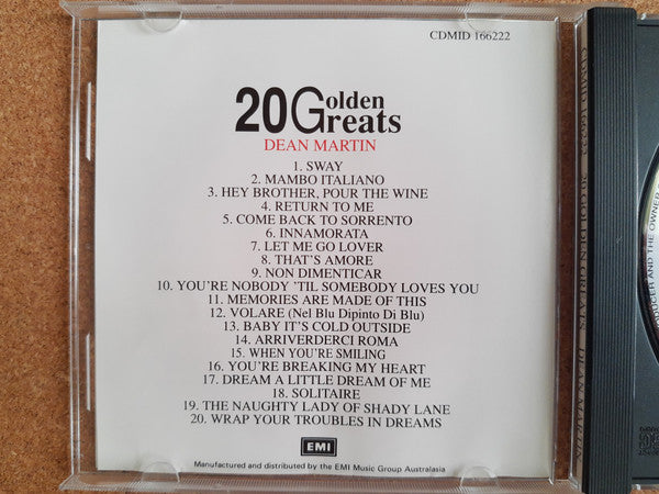 Dean Martin : 20 Golden Greats (CD, Comp)