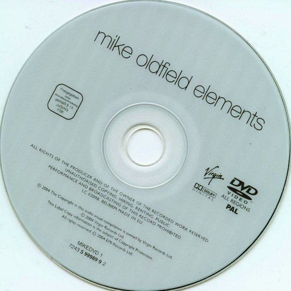 Mike Oldfield : Elements (The Best Of Mike Oldfield) (DVD-V, PAL)