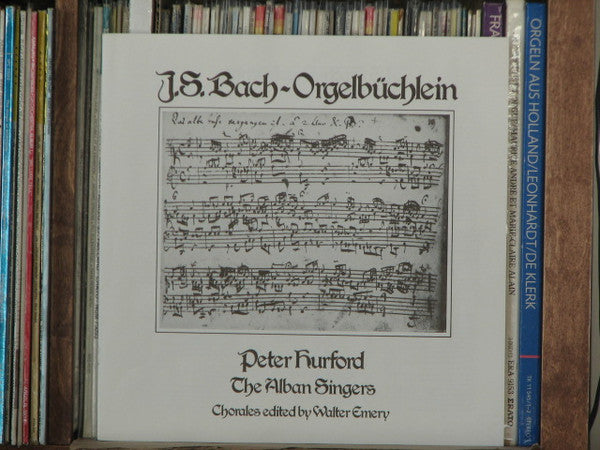 Peter Hurford, J. S. Bach*, The Alban Singers : Orgelbüchlein (3xLP, Album)